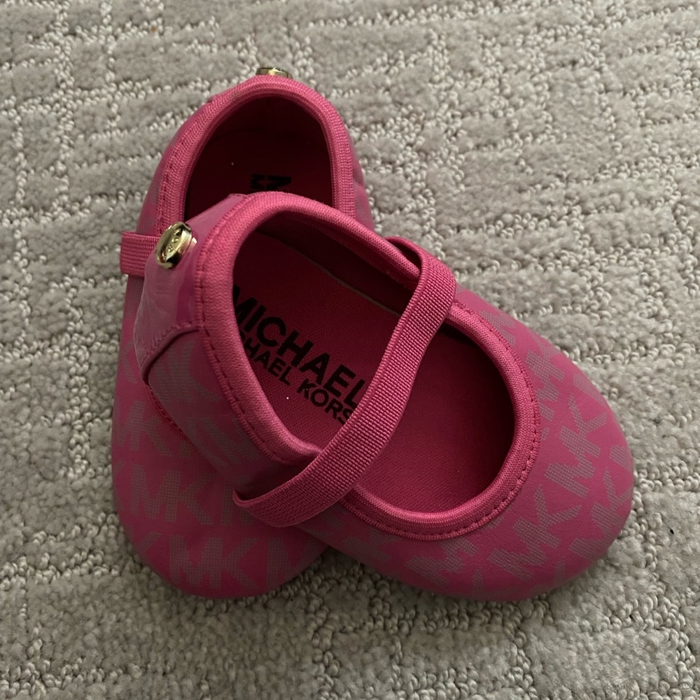 NWOT Pink Michael Kors Infant Flats